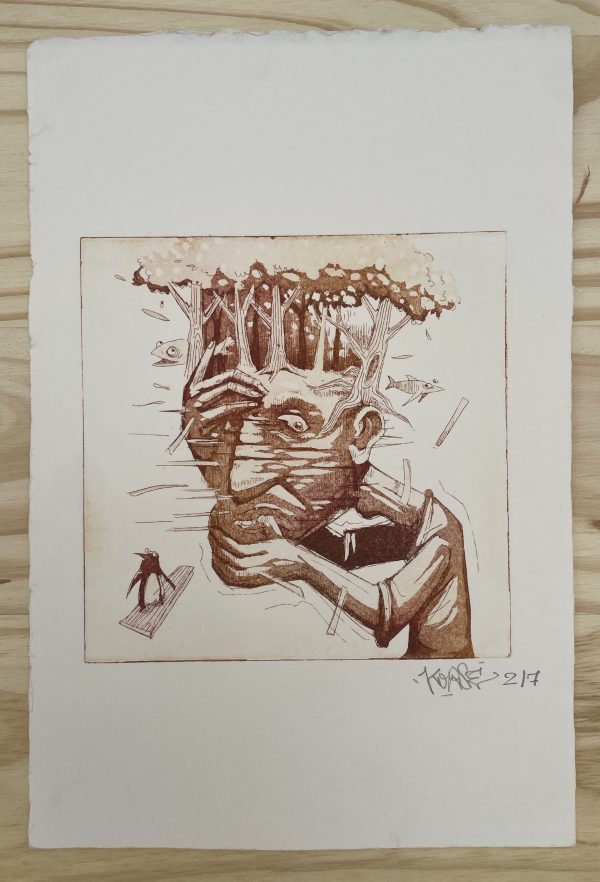 Gravure à l’eau forte 1, Korsé